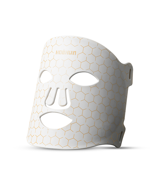 RejuMask LED mask in use